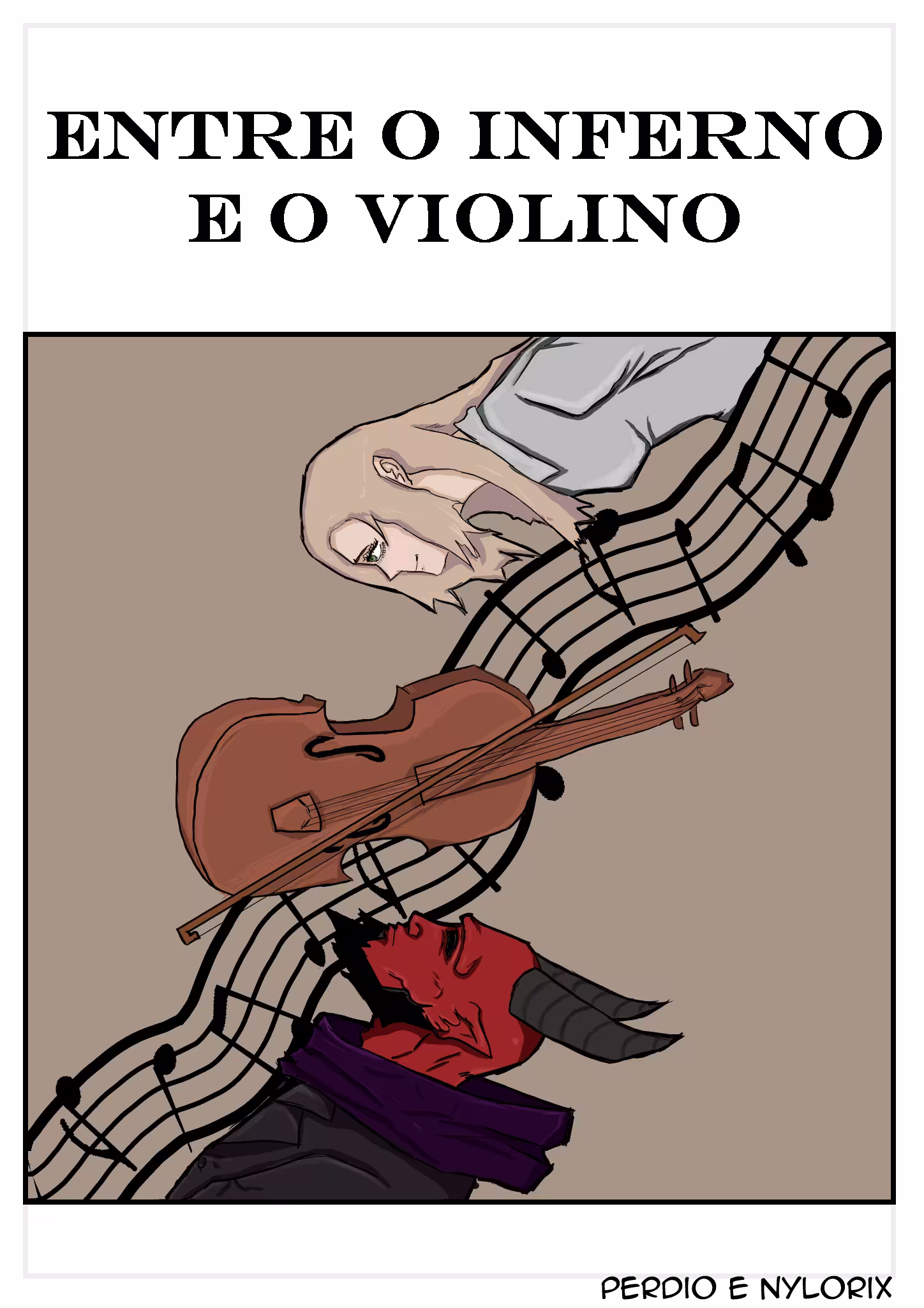Capa da obra Entre o Inferno e o Violino (2023)