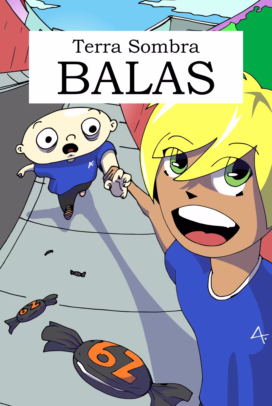 Capa da obra Terra Sombria: Balas #Necroween