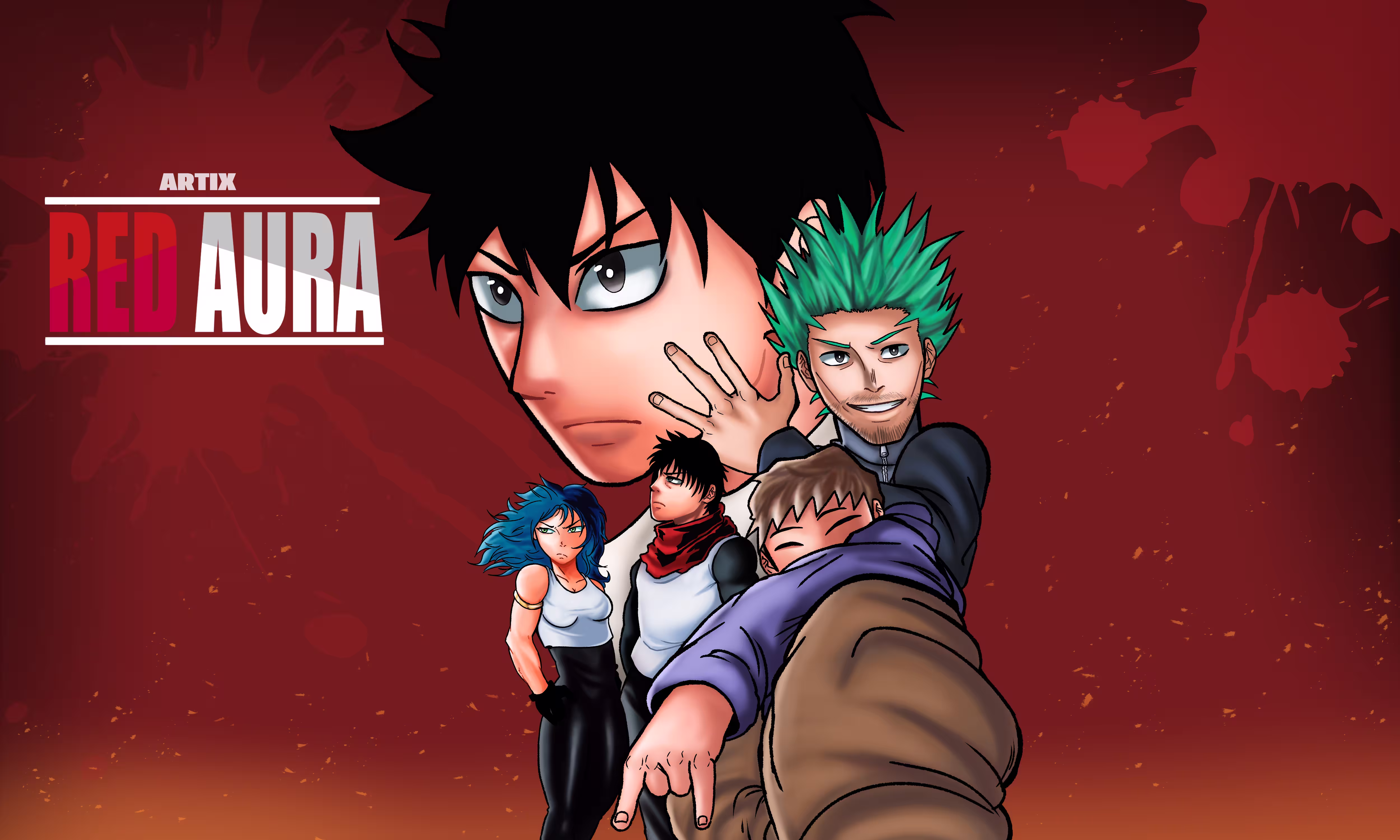 Capa da obra Red Aura