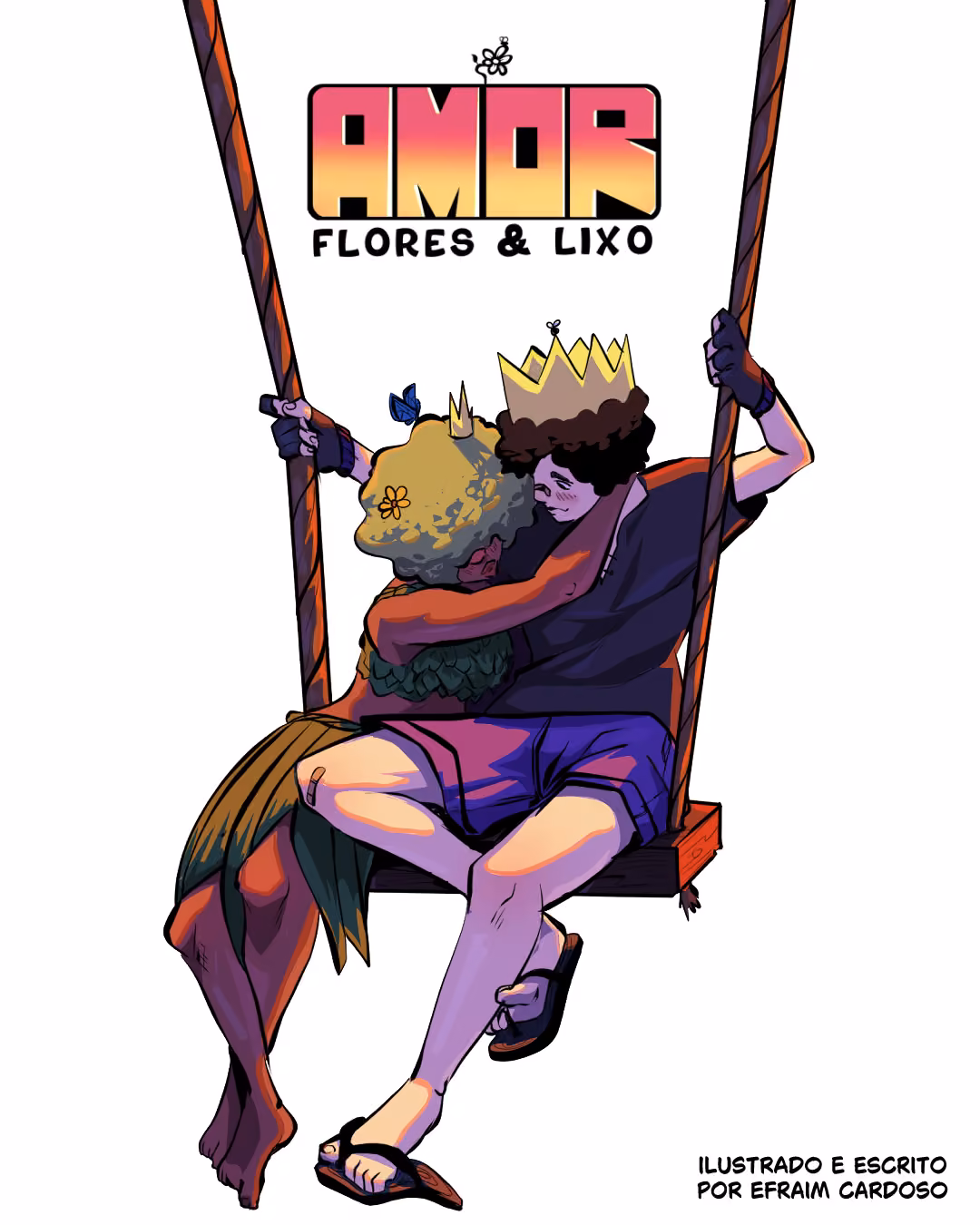 Capa da obra Amor, Flores e Lixo