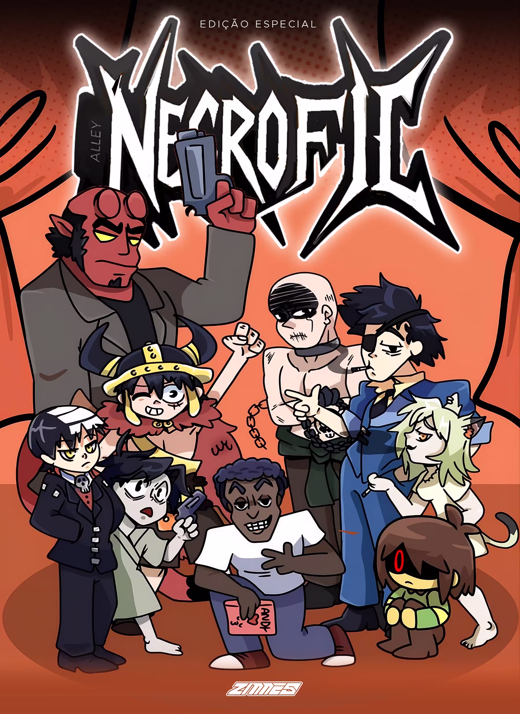Capa da obra Alley Necromante