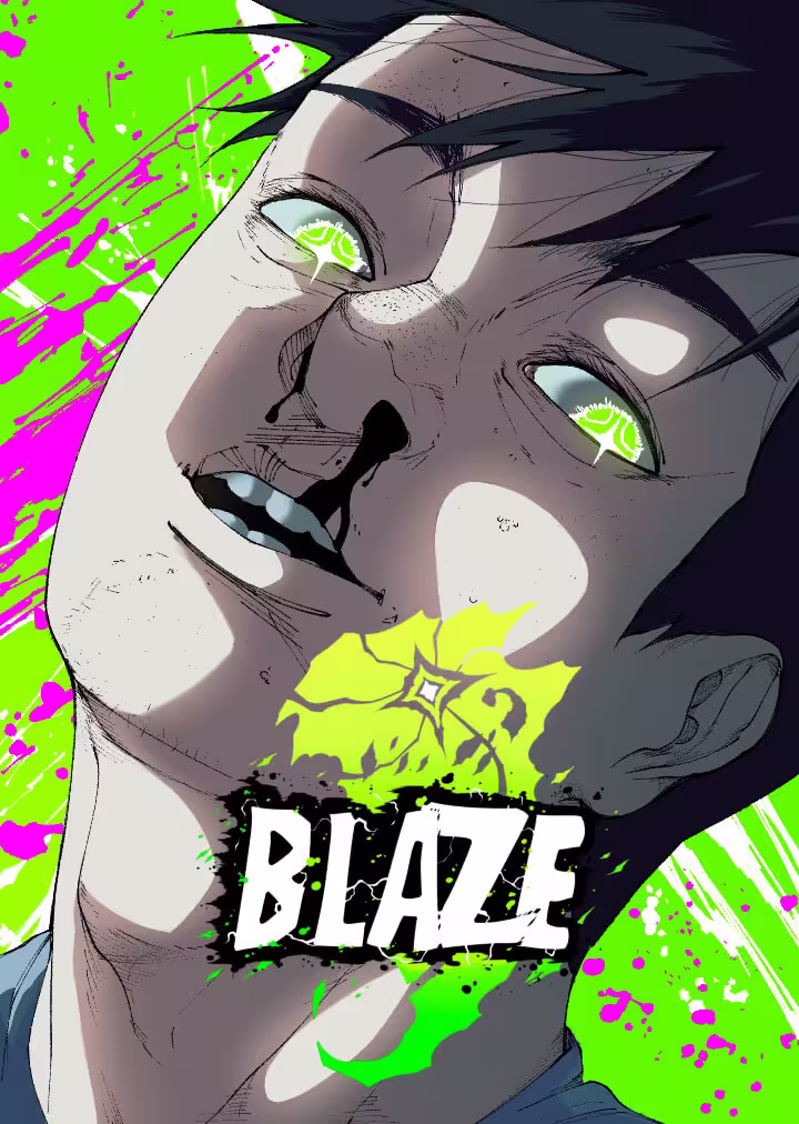 Capa da obra BLAZE: Corações Radiantes