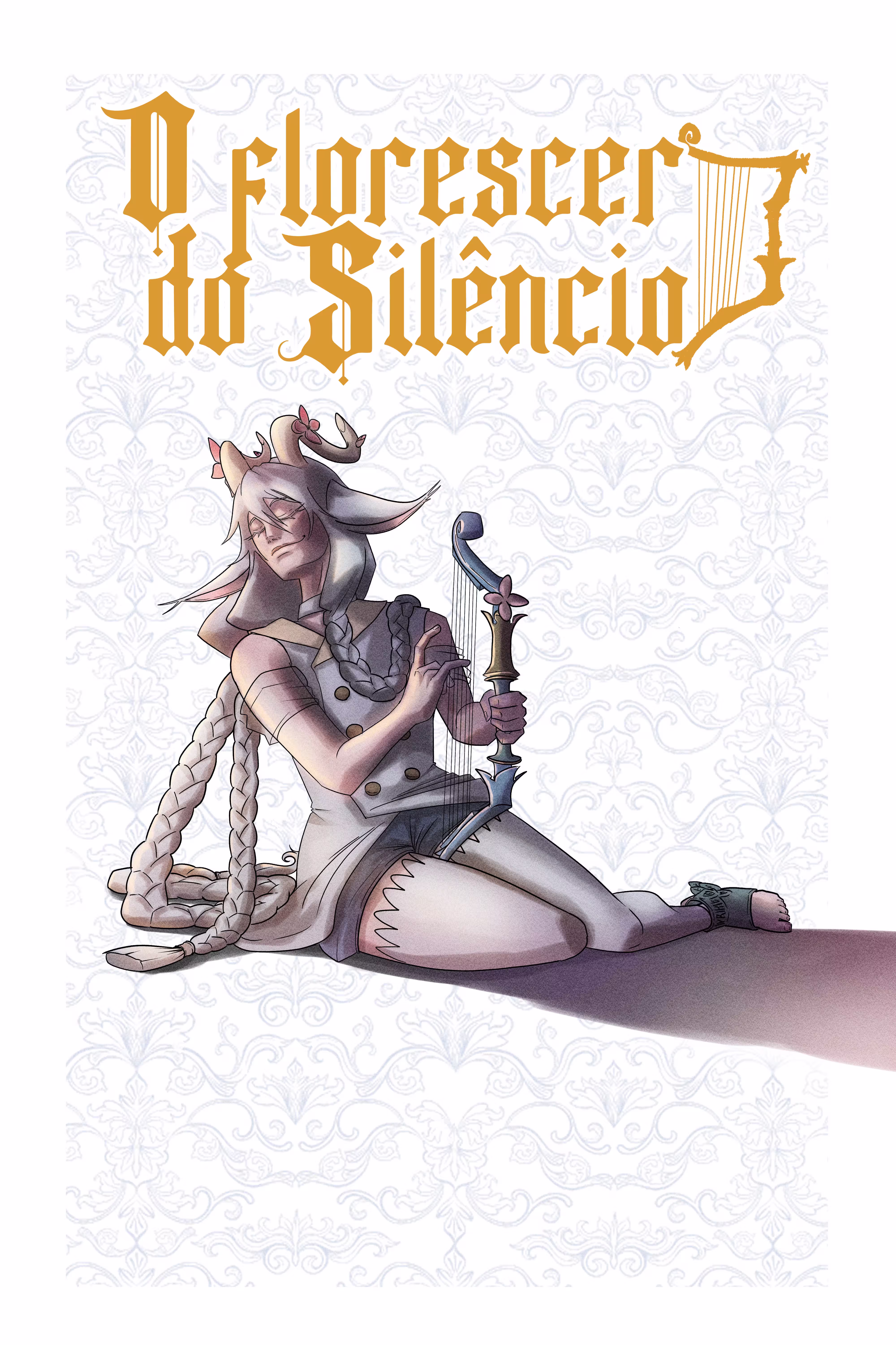 Capa da obra O florescer do silêncio